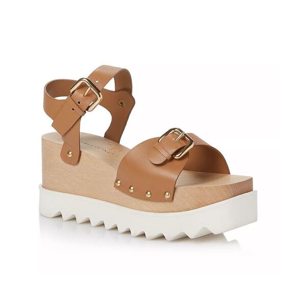 Stella McCartney Elyse Wedge Platform Sandals NWT - Picture 1 of 11
